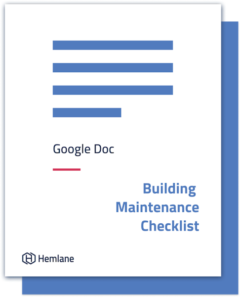 Downloadable Building Maintenance Checklist